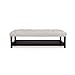 Christopher Knight Home Roseland Button Tufted Bench with Shelf - Beige/Dark Walnut