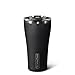 BrüMate Nav 22oz 100% Leak Proof Insulated Travel Tumbler with Magnetic BevLock™ Lid - Double Wall Cup-Holder Friendly Stainless Steel Mug (Matte Black)