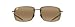 Maui Jim Men's and Women's Breakwall Polarized Rimless Sunglasses, Rootbeer/HCL® Bronze, Medium