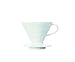 Hario V60 Ceramic Coffee Dripper, Size 02, White