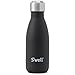 S'well Stainless Steel Water Bottle, 9oz, Onyx, Triple Layered Vacuum Insulated Containers Keeps Drinks Cold for 24 Hours and Hot for 12, BPA Free, Perfect for On the Go