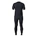 XCEL Mens Comp X 2mm Short Sleeve Full Wetsuit - Black 221 | X-Large