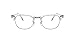 Ray-Ban RX5154 Clubmaster Square Prescription Eyeglass Frames, White Transparent/Demo Lens, 49 mm