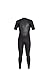 XCEL Mens Axis 2mm Short Sleeve Back Zip Full Wetsuit - Black | X-Large