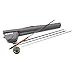 Orvis Clearwater Fly Rod Outfit - 5,6,8 Weight Fly Fishing Rod and Reel Combo Starter Kit with Large Arbor Reel and Case, 5wt 9'0' 4pc