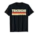 Takeuchi Retro Vintage Japanese name T-Shirt