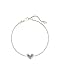 Kendra Scott Ari Heart Link Chain Bracelet for Women, Fashion Jewelry, Rhodium-Plated, Platinum Drusy