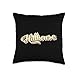 Hillhouse Retro Vintage Style T-Shirts Hillhouse Tshirt Retro Art Baseball Font Vintage Throw Pillow, 16x16, Multicolor