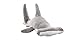 Wild Republic Hammerhead Shark Plush, Stuffed Animal, Plush Toy, Gifts for Kids, Cuddlekins 20', Multi
