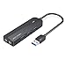 VENTION USB 3.0 Hub 3-Port USB Sound Card 2 in 1 External Stereo Audio Adapter 3.5mm with Headphone and Microphone High Speed for Laptop Computer Mac OS Windows Linux