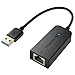 Cable Matters Plug & Play USB to Ethernet Adapter with PXE, MAC Address Clone Support (USB 3.0 to Gigabit Ethernet, Ethernet to USB, Ethernet Adapter for Laptop) Supporting 10/100/1000Mbps in Black