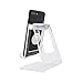 ELLÁRI - Phone Stand for Office Desk Adjustable Angle Clear Acrylic Compatible with Loopycases, Popsockets, All Kickstands, Kindle, Small Tablets, iPhone, Samsung, LG, Google