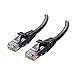 Cable Matters 10Gbps Snagless Cat 6 Ethernet Cable 25 ft (Cat 6 Cable, Cat6 Cable, Internet Cable, Network Cable) in Black, 25 Feet