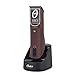 Oster Professional Cordless Hair Clippers, Classic 76 for Barbers and Hair Cutting with Detachable Blade, Burgundy