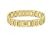 Lacoste Metropole Men's Ionic Plated Gold Steel Link Bracelets (Model: 2040120)