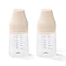 Spectra - Wide Neck Baby Bottles - Compatible with Spectra Breast Milk Pump Flanges (Pack of 2)