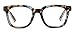 Peepers by PeeperSpecs Women's to The Max Square Light Blocking Reading Glasses, Blue Quartz, 49 + 1.5