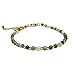 Morchic India Agate Natural Gemstone Adjustable Bracelet for Women, 3mm Mini Beads Energy Gem Charm Jewelry, Birthday Gift 7.1'