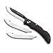 OUTDOOR EDGE 3.5' Onyx EDC - Replaceable Blade Folding Pocket Knife with Dual Thumb Opener and Pocket Clip with 3 Blades