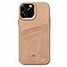Bullstrap Premium Leather Portfolio Phone Case Compatible with Apple iPhone 14 Pro, Dune Edition