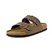 CUSHIONAIRE Women's Lane Cork Footbed Sandal With +Comfort, Brown 8