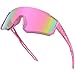 SEKKAF Youth Baseball Sunglasses for Boys Girls Age 6-12 Softball Cycling Sports Sunglasses for Kids Lightweight Frame