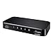 Rocketfish 4-Port 4K 60Hz HDMI Switch Box - Switch Box with 4k 60Hz Video Compatibility - Connects 4 HDMI Source Components - Audio & Video Selector Box - HDMI Box with HDCP V2.2 Compatibility - Black