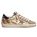 Golden Goose Super-Star Laminated Camouflage Print Leather Suede Toe and Star Leather Heel Womens Sneakers - 40