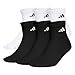 Athletic Cushioned Quarter Socks with arch compression for a secure fit (6-Pair)