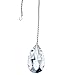 CrystalPlace 2 inch Swarovski Clear Teardrop Prism Hanging Crystal Sun Catcher Ornament, Party, Wedding Decoration