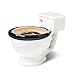 BigMouth Inc Toilet Mug - Funny Coffee Cup for Men, Women - Novelty Toilet Bowl Mug - Hilarious Gag Gift for Holidays, Birthday, Secret Santa Party - Ceramic Bathroom Mug for Home, Office - 12 Oz