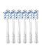 Laifen Toothbrush Heads, 6 Count Replacement Toothbrush Heads for Adults, Compatible Wave Electric Toothbrush (Super-Clean, Transparent)