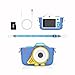 Kids Digital Camera 16MP Photo 1080p Video Resolution myFirst Camera 3 with Selfie & Macro Lens Memory Card Storage up to 32GB, Includes Shockproof Case for Kids Age 4-15 (Blue)