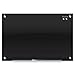 Quartet Magnetic Glass Dry Erase White Board, 6' x 4' Whiteboard, Infinity Frameless Mounting, Black Surface (G7248B)