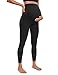 CRZ YOGA Womens Butterluxe Maternity Leggings Over The Belly 25' - Buttery Soft Workout Activewear Yoga Pregnancy Pants Black Small