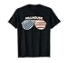 Hillhouse, MS Vintage US Flag Sunglasses T-Shirt