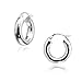 River Island Sterling Silver Small Hoop Earrings Size 15mm Avail in 3 Colors