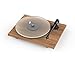 Pro-Ject T1 BT Turntable with Built-in Preamp and Wireless Audio Transmitter (Satin Walnut)