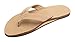 Rainbow Sandals Men's Premier Leather Single Layer Wide Strap With Arch, Sierra Brown, Men's Medium / 8.5 - 9.5 US