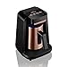 Arzum Okka Automatic Turkish Coffee and Hot Beverage Maker, Velvetiser, 120V,5 cup, Black/Copper (OK0012-RUL)