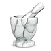 HIC Harold Import Co HIC Mortar and Pestle Set, 5.75-Inch, Tall, Marble