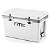 RTIC Ultra-Light 52 Quart Hard Cooler Insulated Portable Ice Chest Box for Beach, Drink, Beverage, Camping, Picnic, Fishing, Boat, Barbecue, 30% Lighter Than Rotomolded Coolers, White & Grey