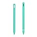 ZALU Compatible with Apple Pencil (2nd Generation), Fully Protection Silicone Case Sleeve Holder Grip + Nib Cover (Mint Green)