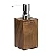 YIFAN Wood Liquid Soap Dispenser,Lotion Bottle with 304 Stainless Steel Pump Wood Soap Bottle for for Bathroom Kitchen Washroom,6.8oz/pc