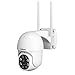 SRIHOME 1080P WiFi PTZ IP Security Surveillance Camera, Auto Motion Tracking, Night Vision, IP66 Waterproof, 2Way Audio