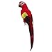EBTOYS Artificial Birds Lifelike Feathered Birds Christmas Model Artificial Birds Lifelike Feathered Tree Craft - Parrot (Red)