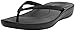 fitflop Women's IQUSHION FLIP Flop-Solid, All All Black, 8 M US