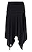 PrettyLittleThing Black Soft Touch Ruched Asymmetric Midi Skirt Size 6 | Ruched Detailing | Stylish and Versatile | Perfect for Any Occasion