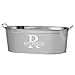 Let's Make Memories Personalized Beverage Tub - Custom Beverage Tub - Customize With Name & initial - Galvanized Drink Tub - 20 ¾'L x 11 ¾'W x 7' H - 5.5 Gallons