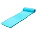 TRC Recreation Sunsation 1.75” Thick Vinyl Coated Foam Swimming Pool Float Mat Adult Lounger with Built-In Roll Pillow, Tropical Teal